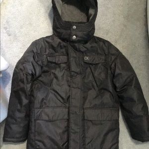 Calvin Klein Boys Heavy Snow Jacket Size M